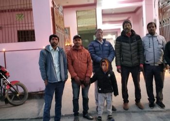 अयोध्यामा राम भगवा स्थापना कार्यक्रमको उत्सवमा दिपावली