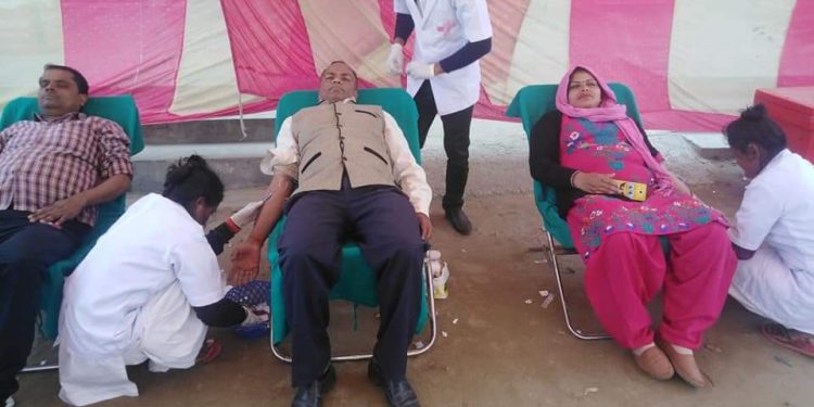 २०७६ माघ २५ गते मिर्चैया मा गरेको रक्तदान कार्यक्रम