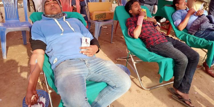 २०७६ पौष २६ गते गोलबजार को रक्तदान कार्यक्रम