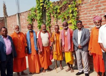 २०७८ कार्तिक २१ गते कुशवाहा अतिथि सदन गोलबजारमा घरवास मा भण्डारा हुँदा साधु महात्मा