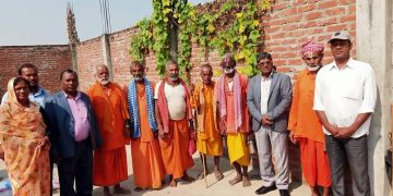 २०७८ कार्तिक २१ गते कुशवाहा अतिथि सदन गोलबजारमा घरवास मा भण्डारा हुँदा साधु महात्मा